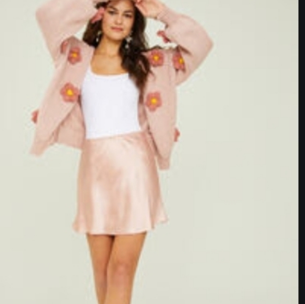 NWT RARE SPRING/SUMMER Altar'd State Evelyn Cardigan in Blush